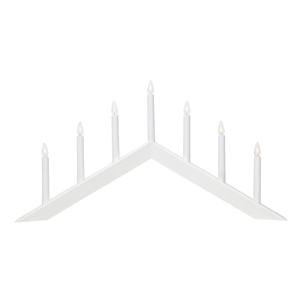 Star Trading Arrow candle holder 36 cm White | Scandinavian Design | Advent lights | White