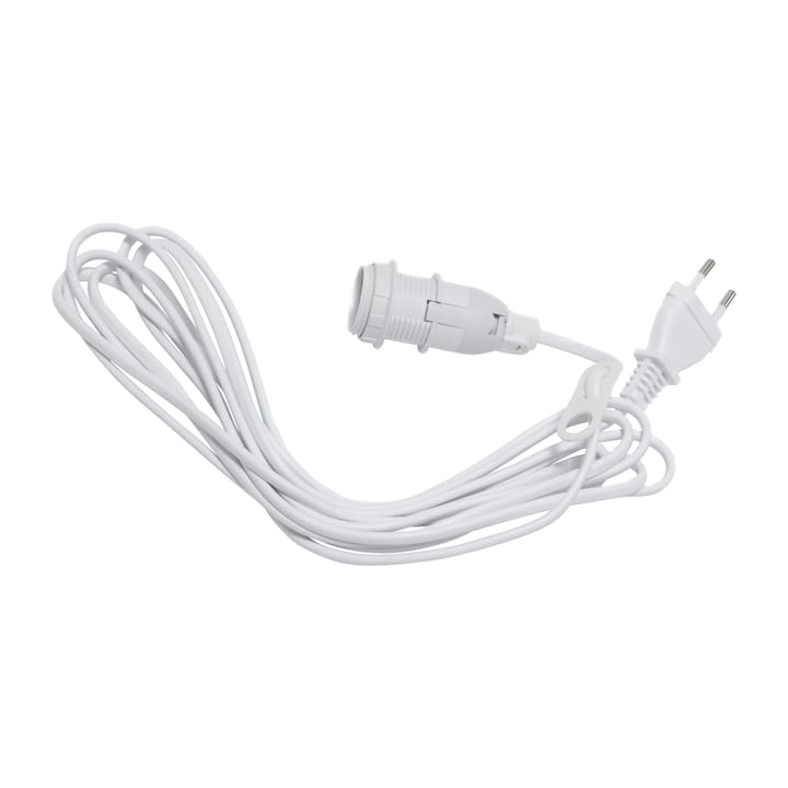 Basic cord stand E14 3.5 m - White - Star Trading