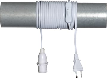 Basic cord stand E14 5 m with switch - White - Star Trading