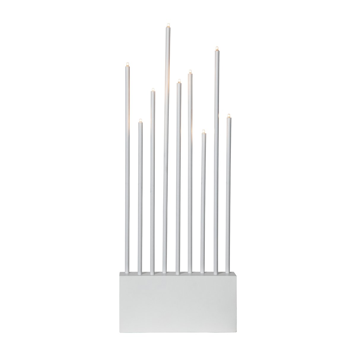 Star Trading Buzz advent candle White | Scandinavian Design | Advent lights | White