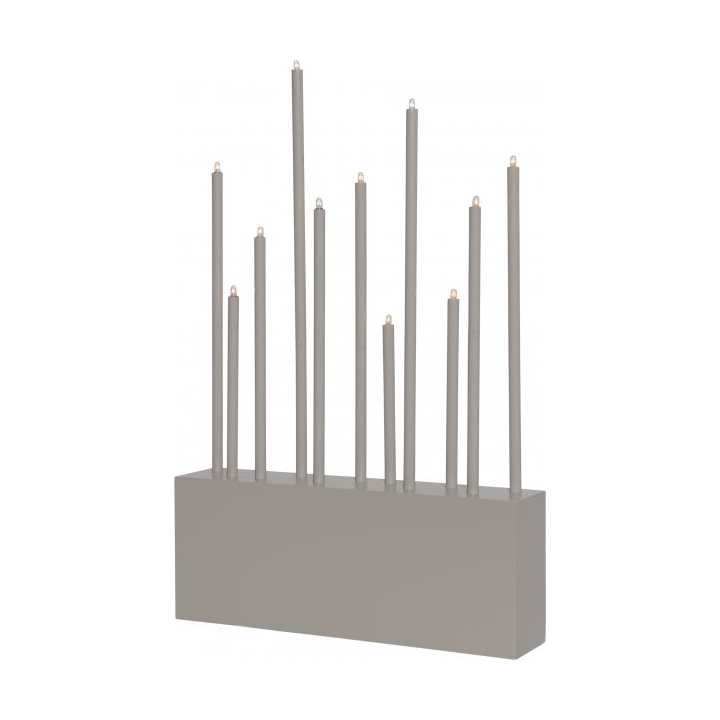 Star Trading Buzz candlestick 28 cm Beige | Scandinavian Design | Advent lights | Beige