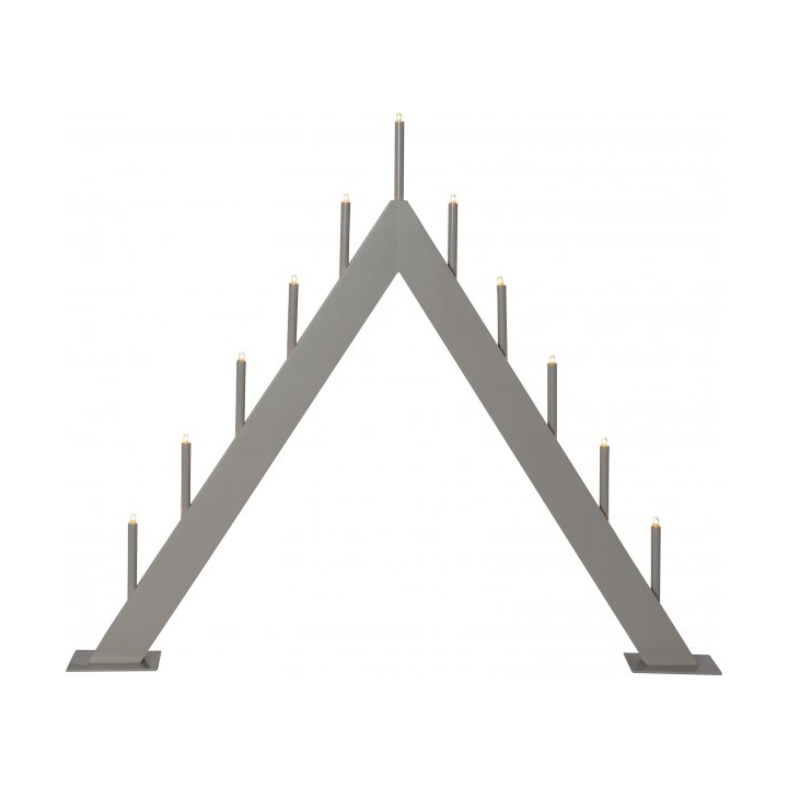 Star Trading Buzz candlestick 59 cm Gray