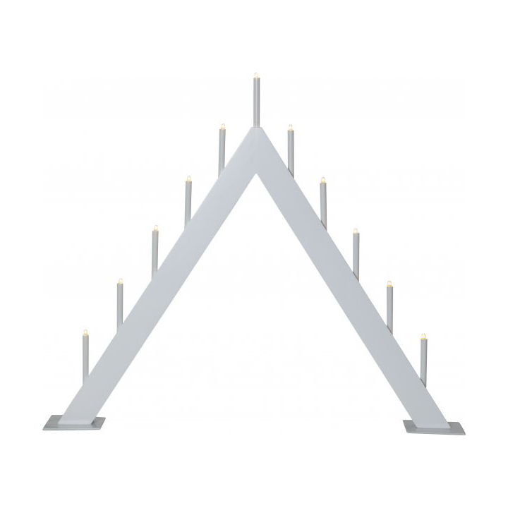 Star Trading Buzz candlestick 59 cm White