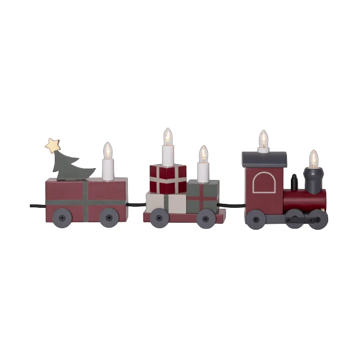Christmas train advent candleholder, Multi Star Trading