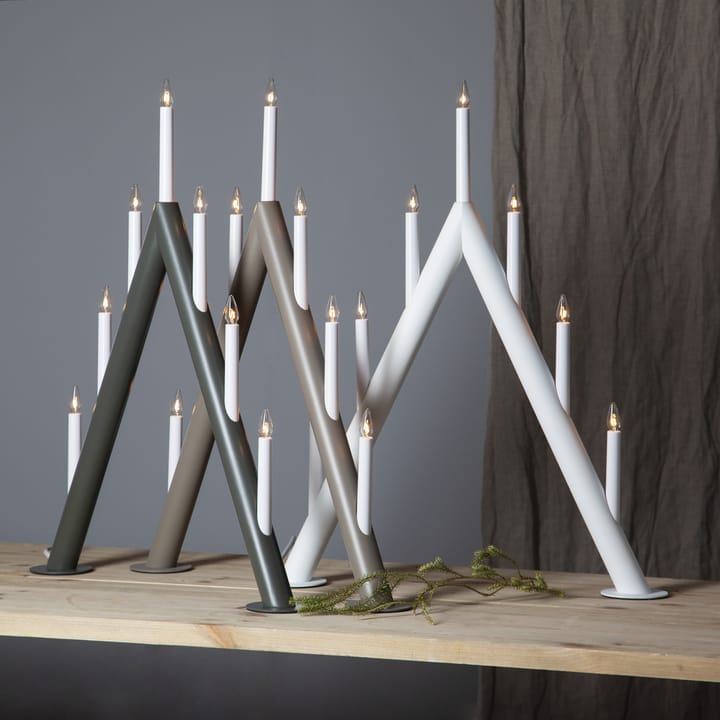 Circum advent candle arch high 66 cm - grey - Star Trading