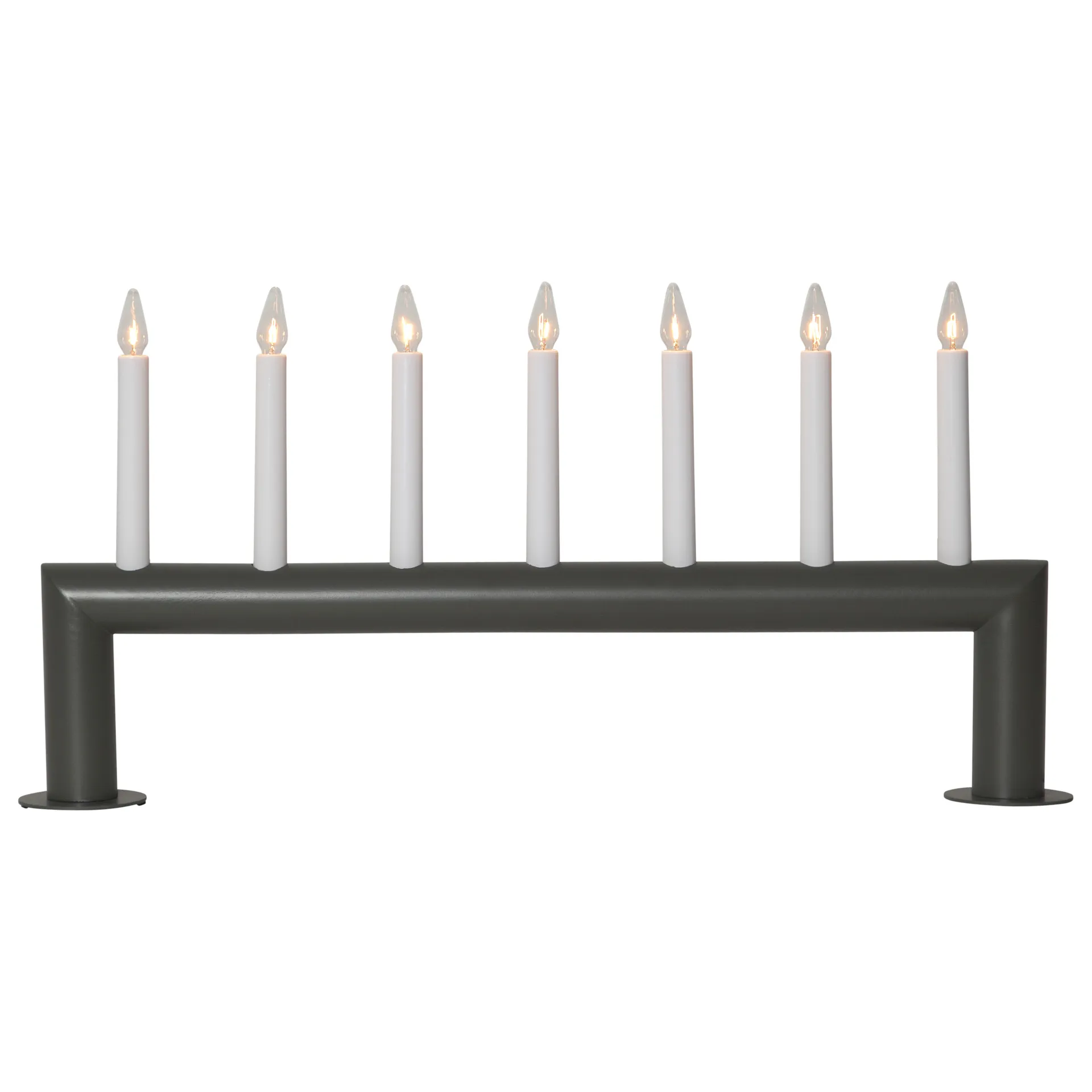Circum advent candle arch low 29 cm, dark grey Star Trading
