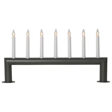Circum advent candle arch low 29 cm - dark grey - Star Trading