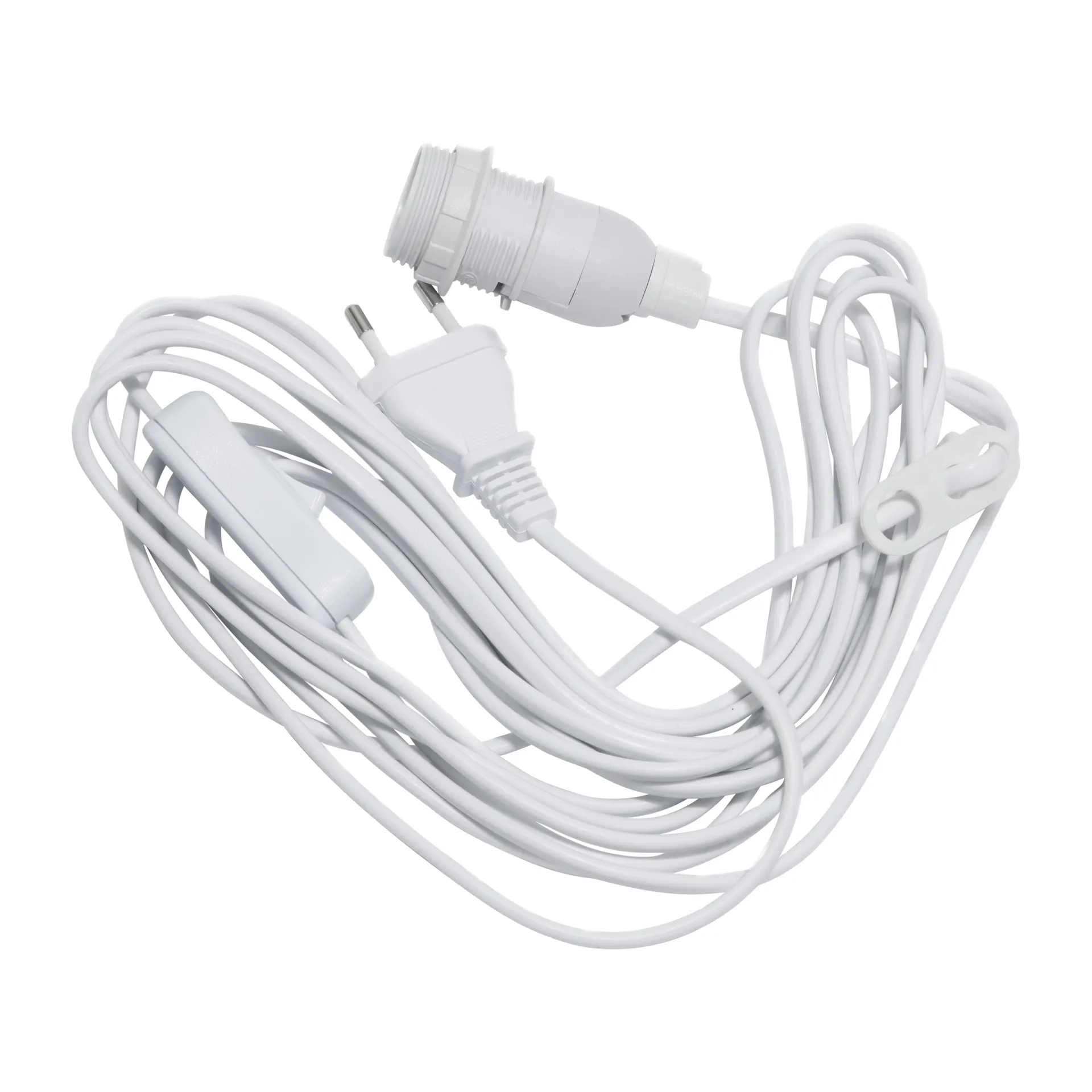 Cord stand E14 5 m with switch, White Star Trading