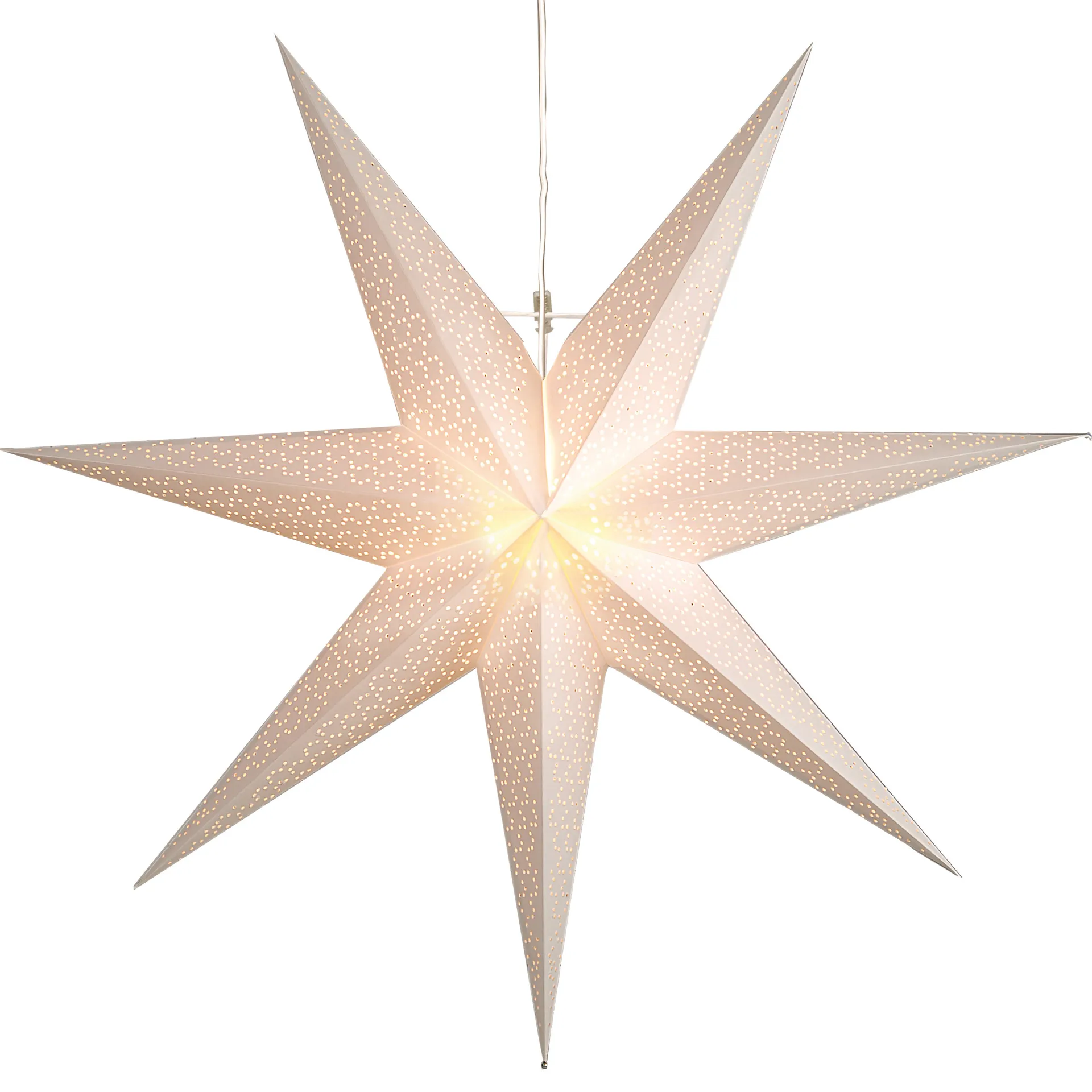 Dot advent star 100 cm, white Star Trading