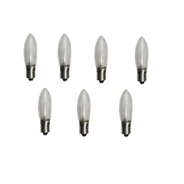 Star Trading E10 LED 55V 7-pack Transparent