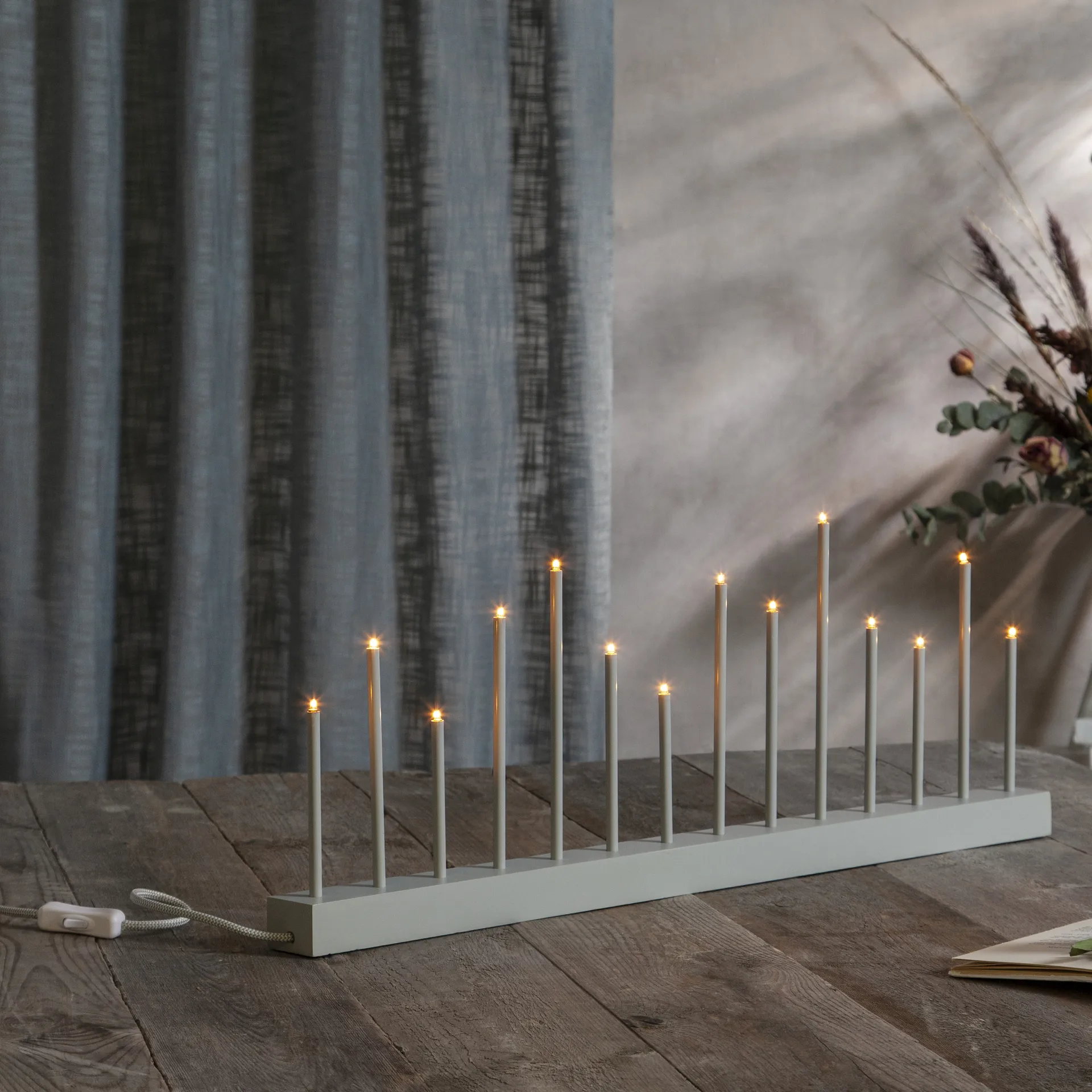 Echo advent candle arch, grey Star Trading