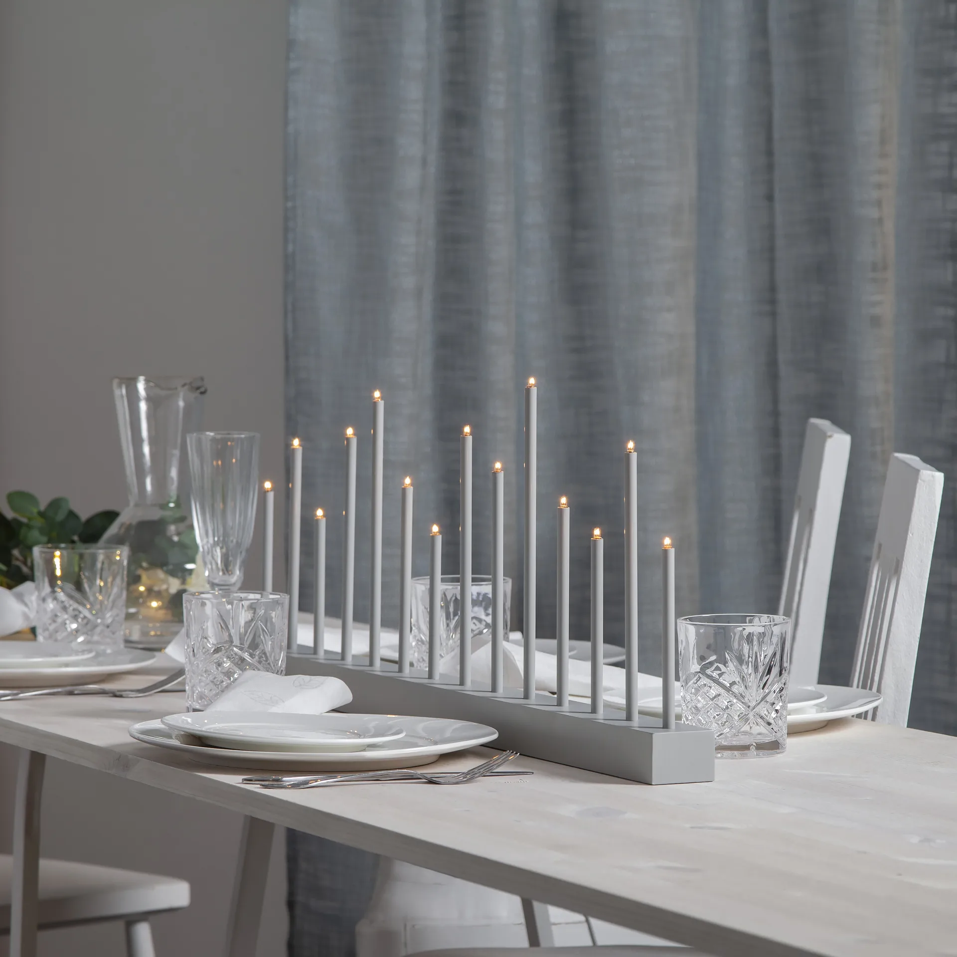 Echo advent candle arch, grey Star Trading