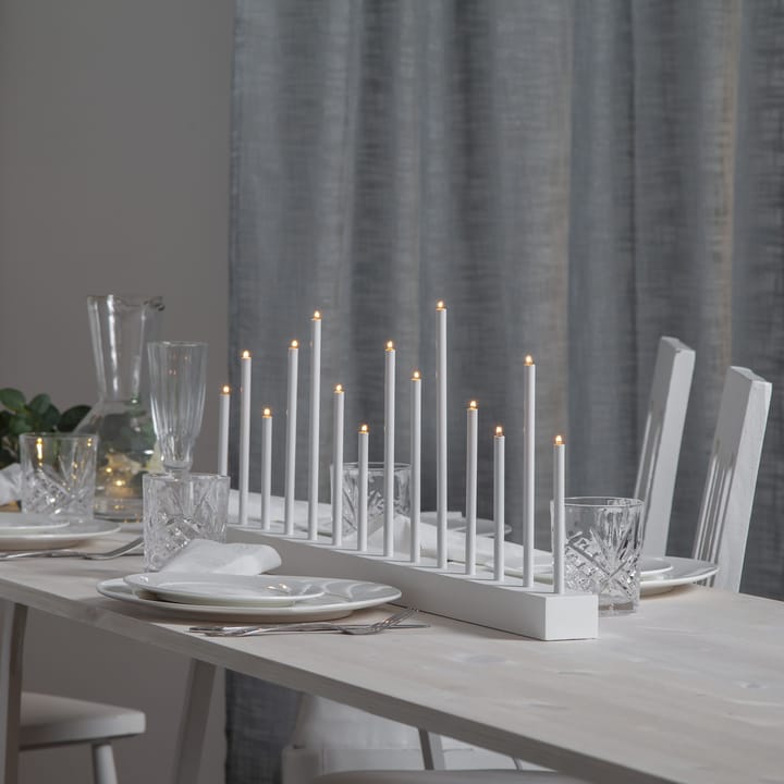 Echo advent candle arch - white - Star Trading