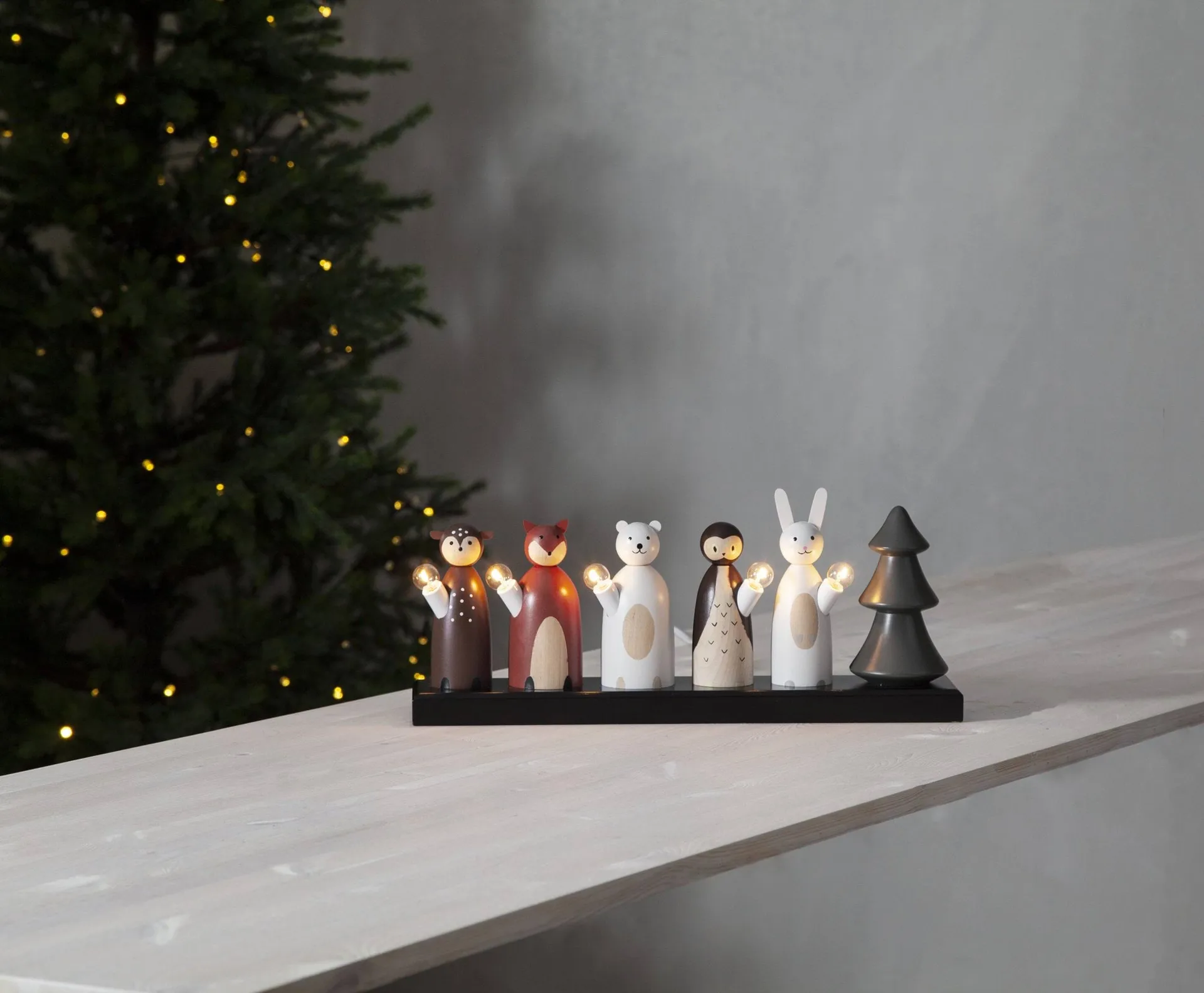Forest friends candle holder 44 cm, Multi Star Trading