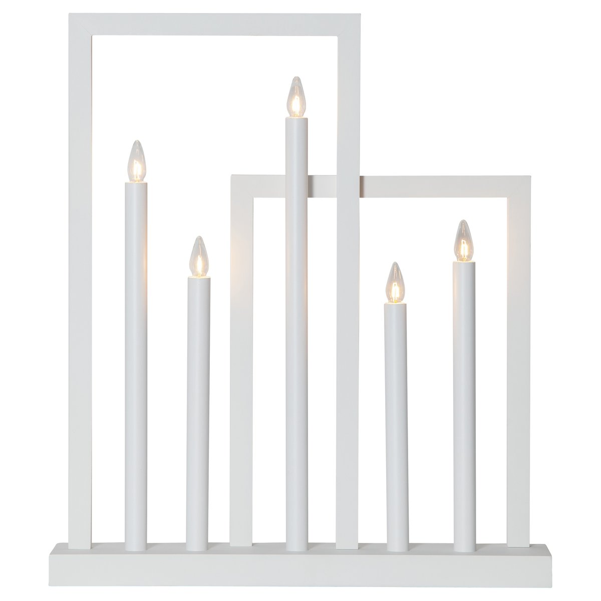 Star Trading Frame advent candle arch white | Scandinavian Design | Advent lights | White