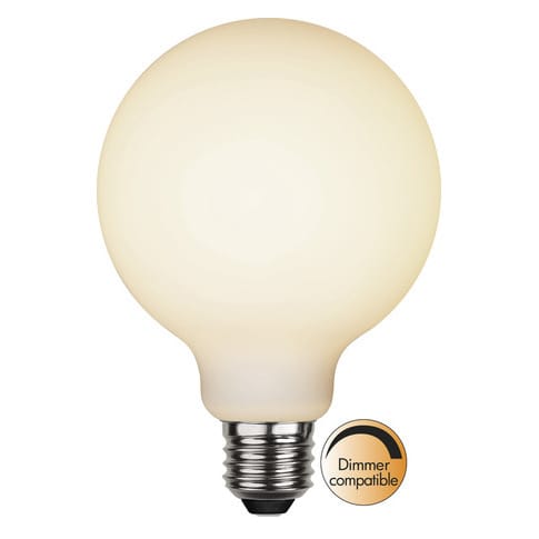 Frosted filament light bulb E27 dimmable - 9.5 cm, 2700K - Star Trading