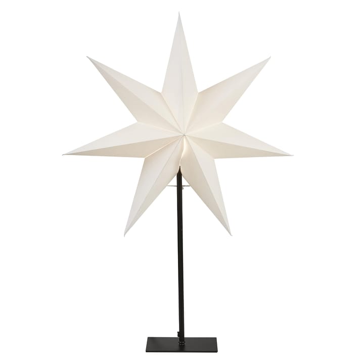 Frozen star on stand - white - Star Trading