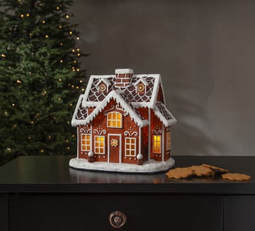 Gingerville panorama Christmas lights - Brown - Star Trading