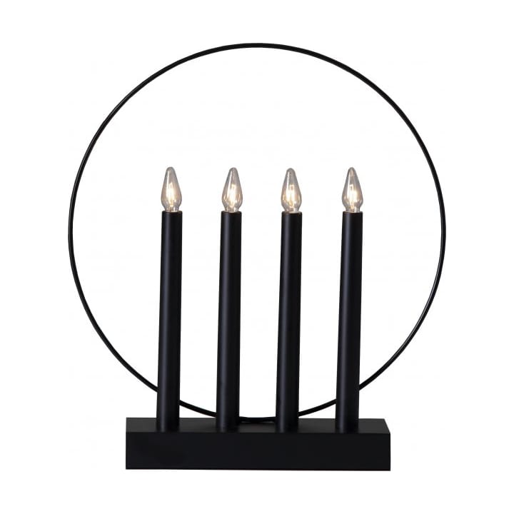 Glossy Ring candle holder 35 cm, Black Star Trading