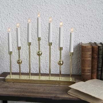 Gustavo candle arch - Brass - Star Trading