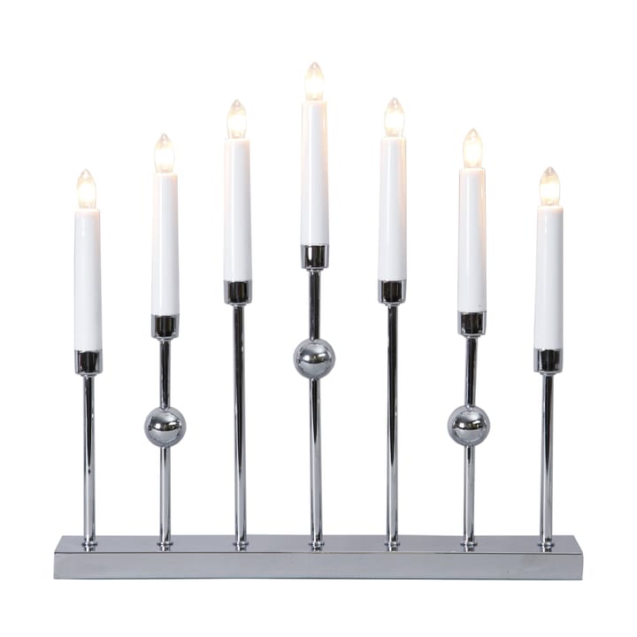 Gustavo candle arch - chrome - Star Trading