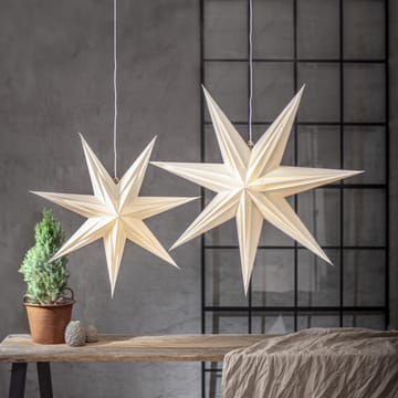 Holly paper star 60 cm - White - Star Trading