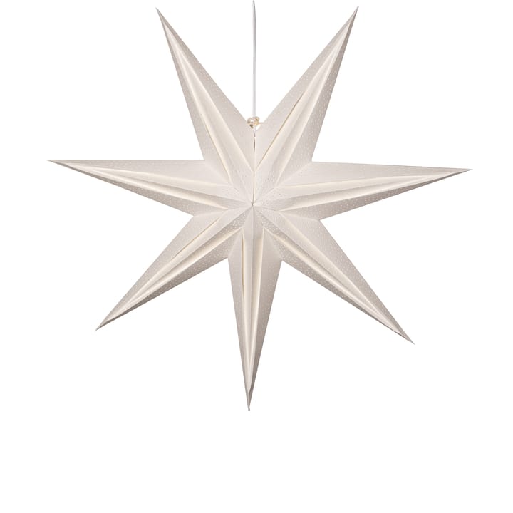 Holly paper star 75 cm - White - Star Trading