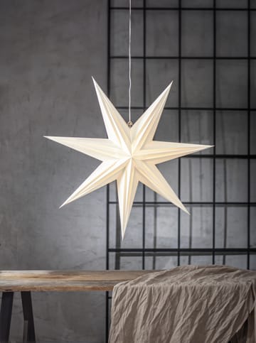 Holly paper star 75 cm - White - Star Trading