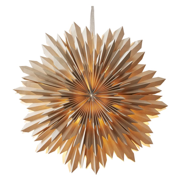 Ice advent star Ø55 cm - Beige - Star Trading