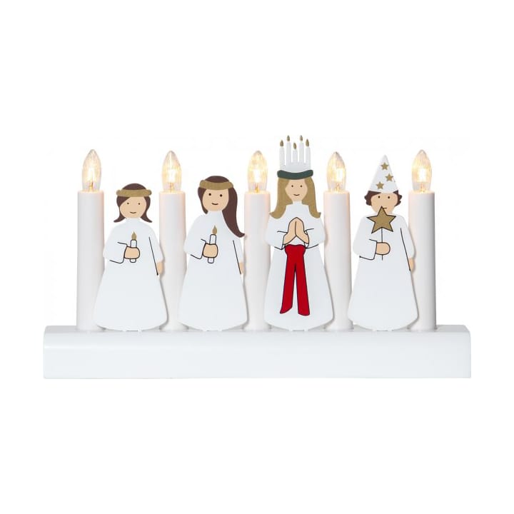 Julia Lucia candlestick 28 cm, White Star Trading