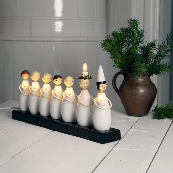 Luciatåg candle arch - white - Star Trading