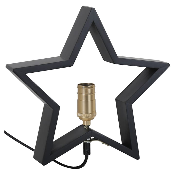 Lysekil advent star for table 29 cm - black - Star Trading