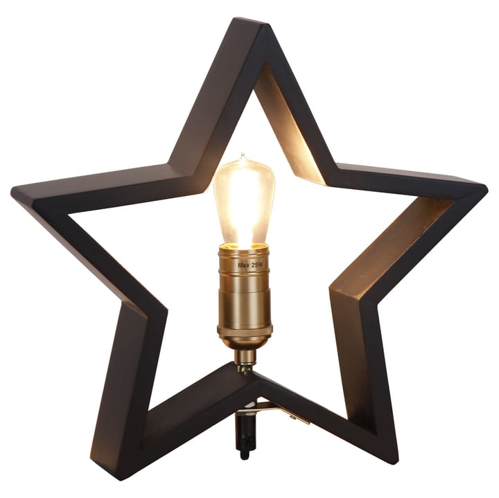 Lysekil advent star for table 29 cm, black Star Trading