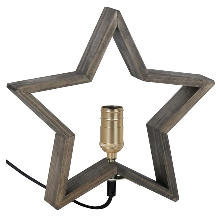 Lysekil advent star for table 29 cm - brown - Star Trading