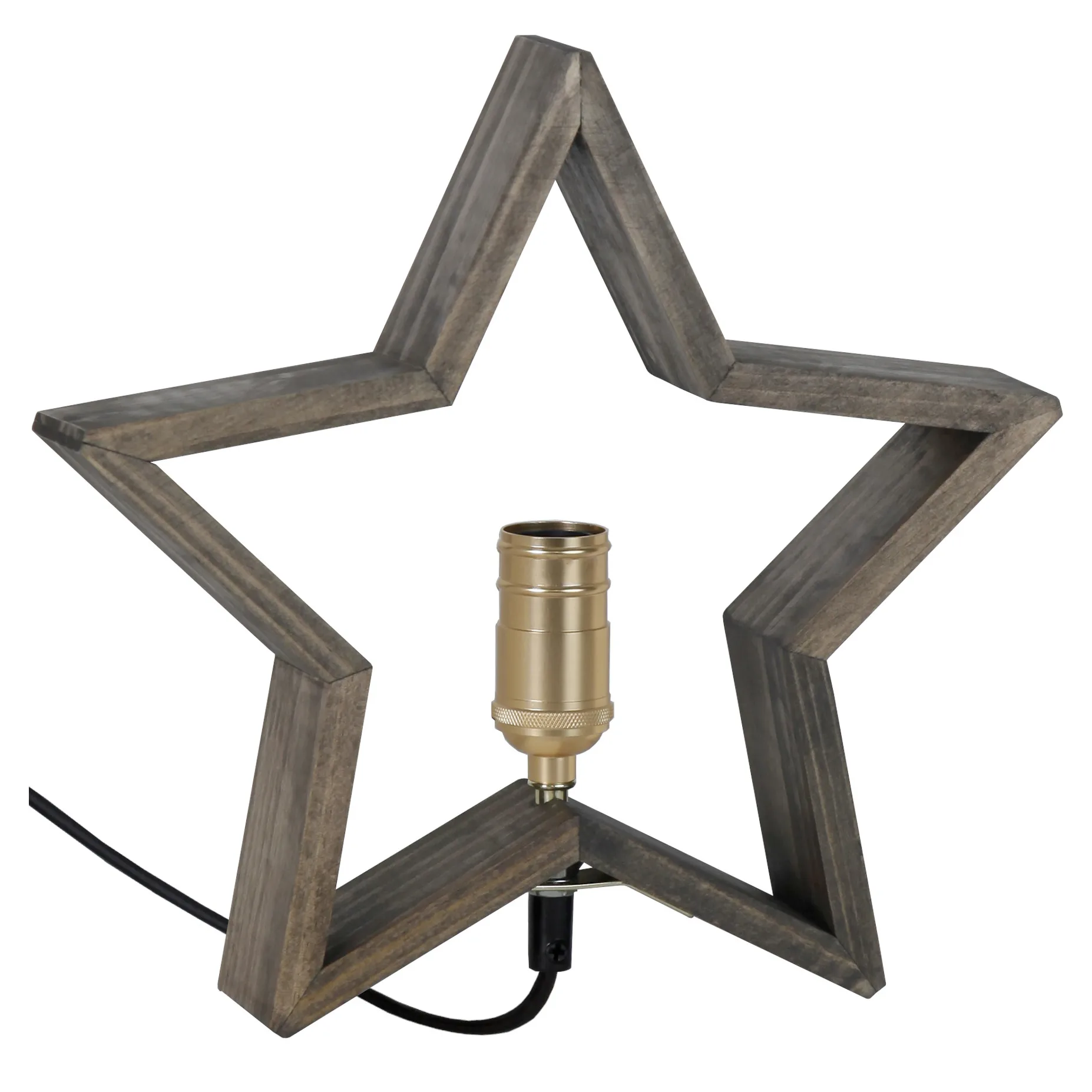 Lysekil advent star for table 29 cm, brown Star Trading