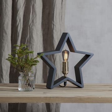 Lysekil advent star for table 29 cm - grey - Star Trading