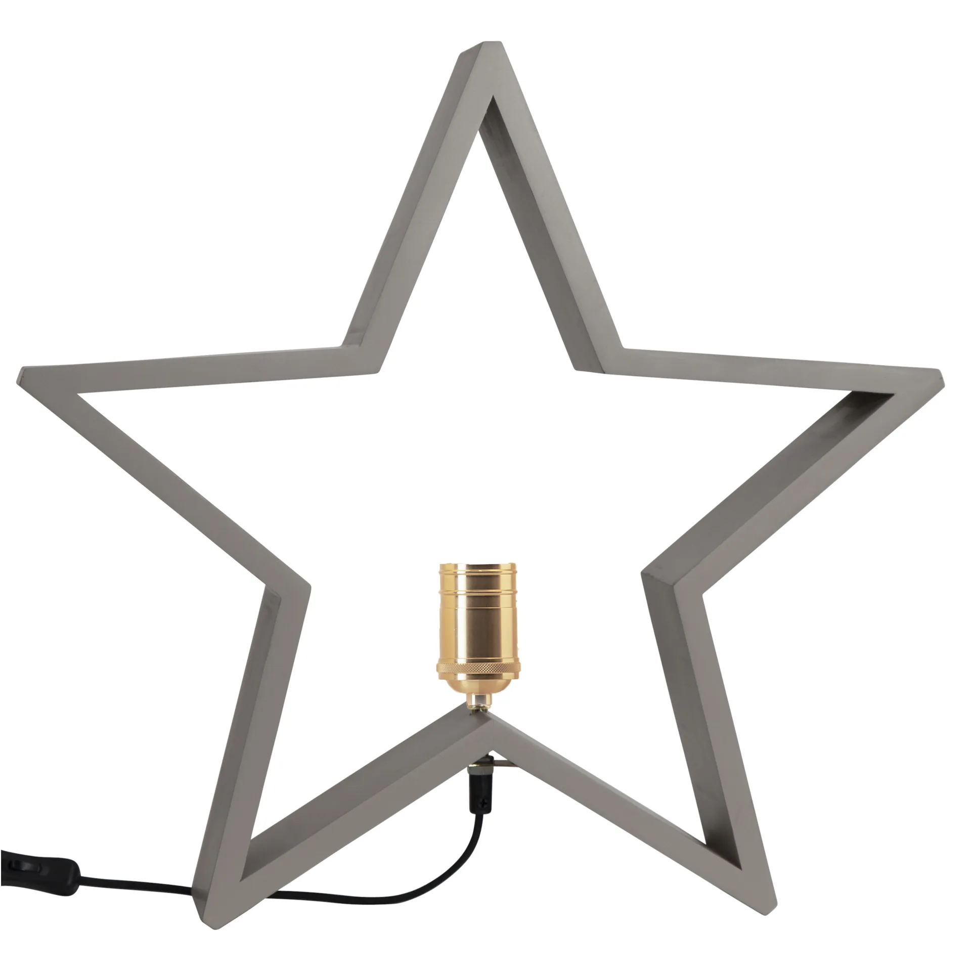 Lysekil advent star for table 48 cm, beige Star Trading