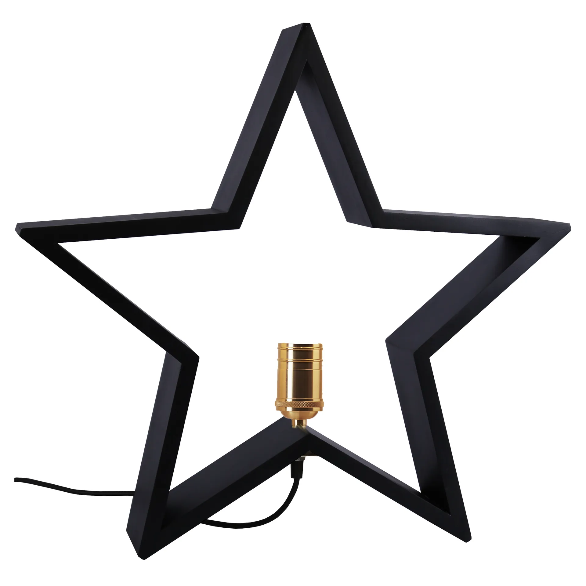 Lysekil advent star for table 48 cm, black Star Trading