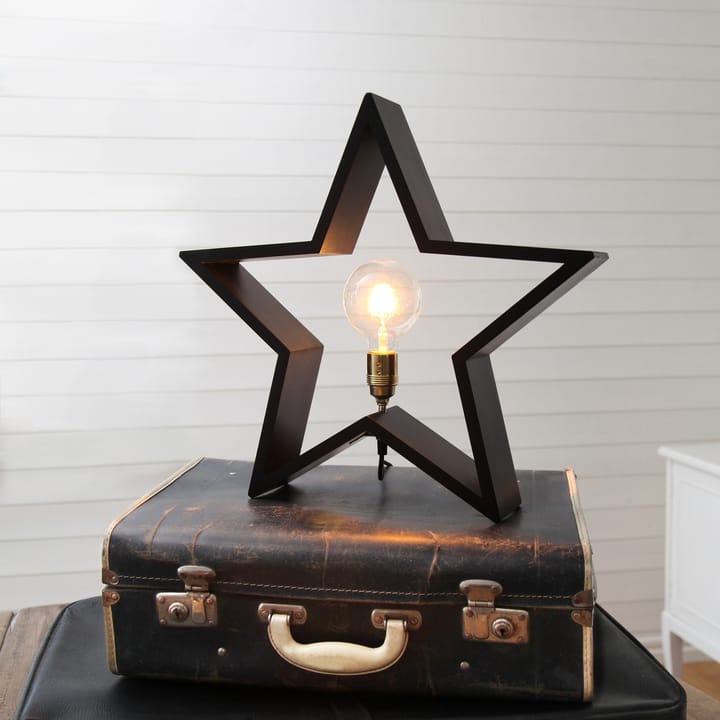 Lysekil advent star for table 48 cm, black Star Trading