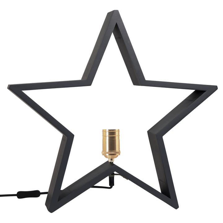 Lysekil advent star for table 48 cm - grey - Star Trading