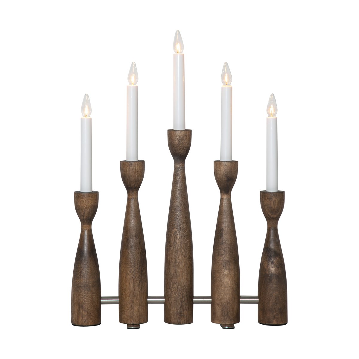 Star Trading Midja 2.0 advent candlestick Walnut