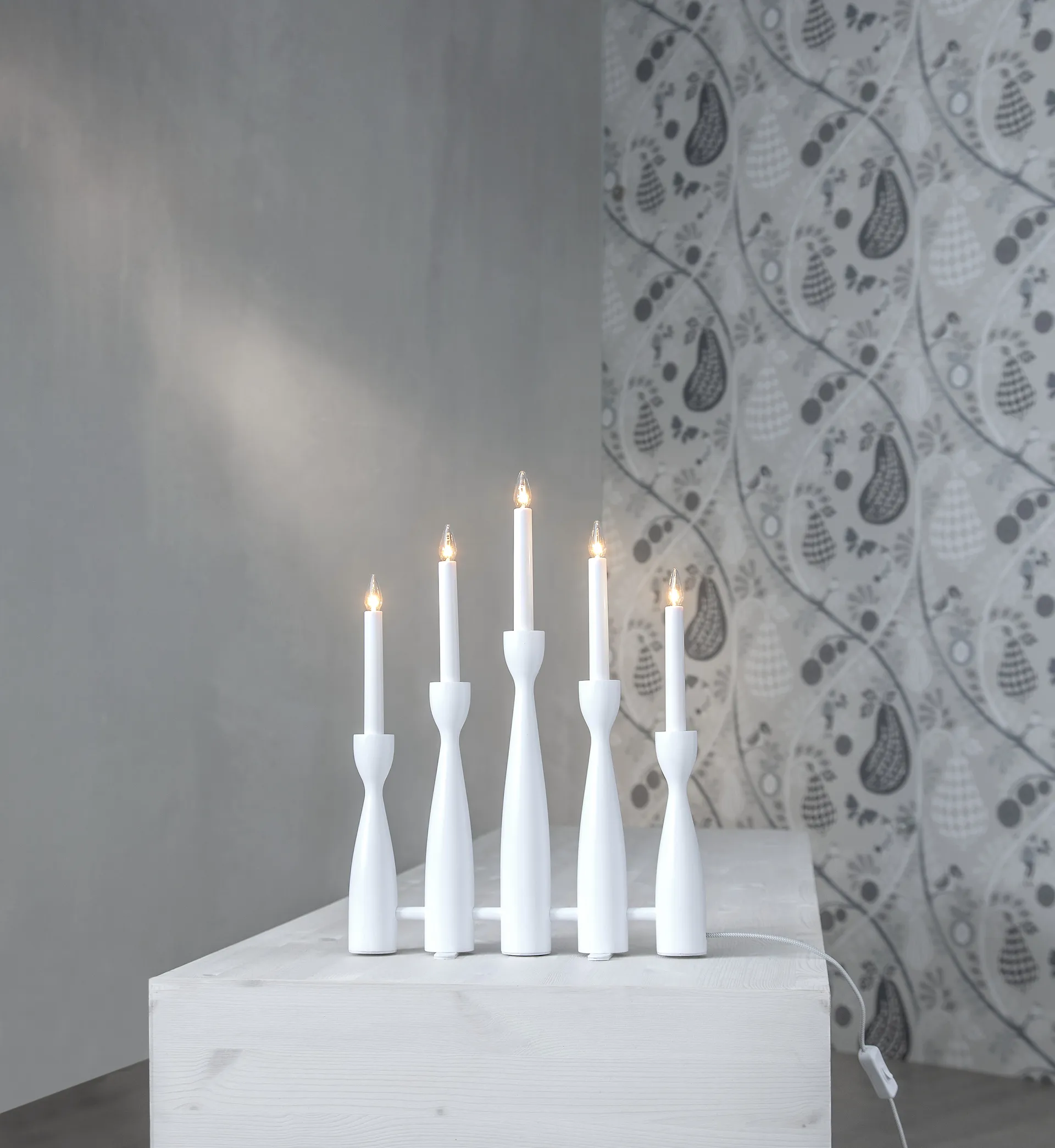 Midja 2.0 advent candlestick, White Star Trading