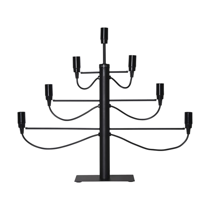 Milano electric candle holder - Black - Star Trading