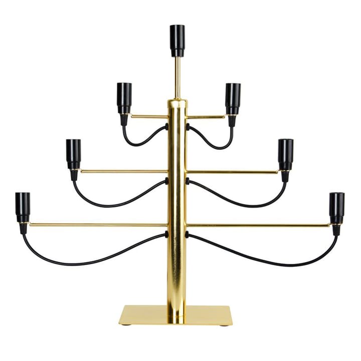 Milano electric candle holder - brass - Star Trading
