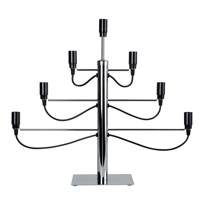 Milano electric candle holder - chrome - Star Trading
