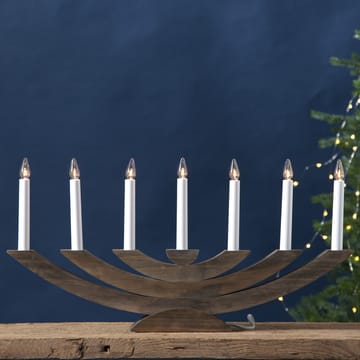 Navida advent candle arch - brown - Star Trading