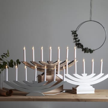 Navida advent candle arch - grey - Star Trading