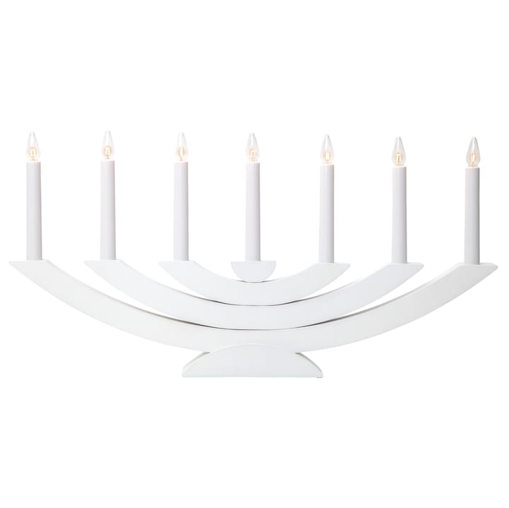 Navida advent candle arch - white - Star Trading