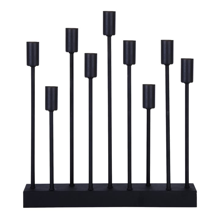 Pix electric advent candle holder - black - Star Trading
