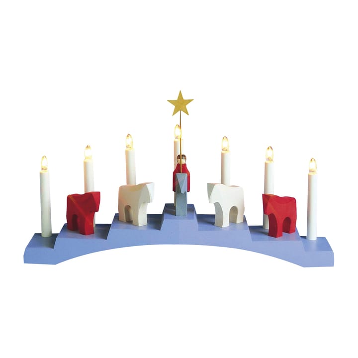 Staffans fålar advent candle 7 lamps, Blue Star Trading